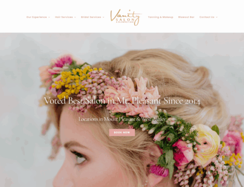 Vanity Salon Website